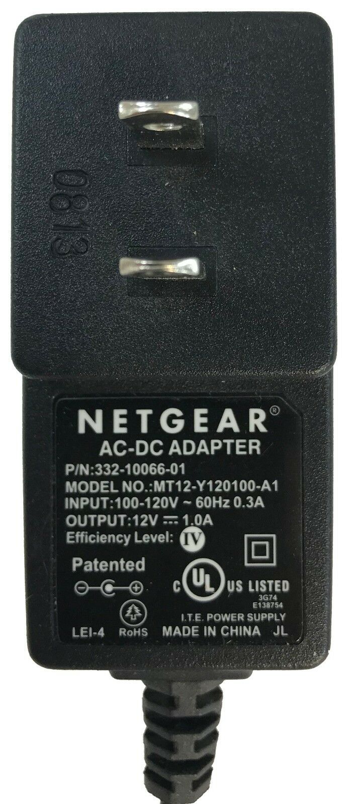 *Brand NEW*12V Netgear 332-10041-01 Uk Mains power supply adapter cable - Click Image to Close